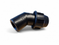 Preview: PE Winkel 45 Grad (Klemme x Innengewinde) 25mm x 3/4"
